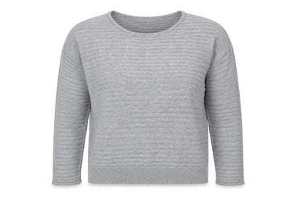 Mango Womens Grey  Knit Pullover Jumper Size S