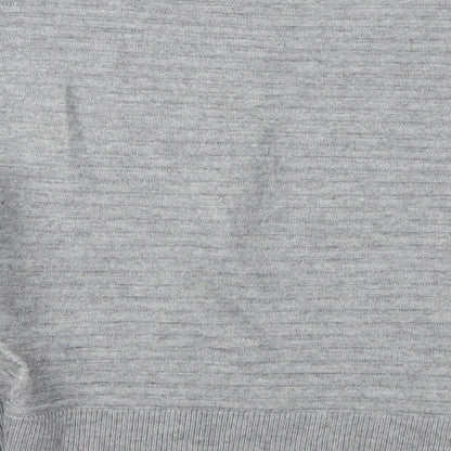 Mango Womens Grey  Knit Pullover Jumper Size S