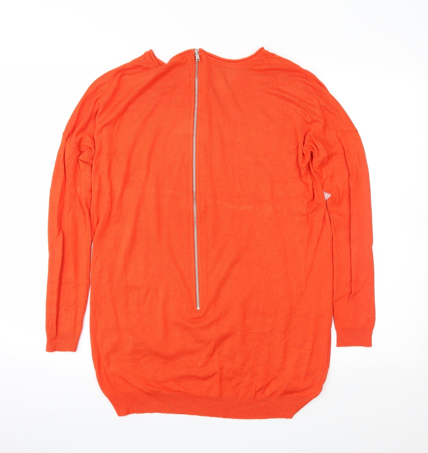 Atmosphere Womens Orange  Knit Pullover Jumper Size XS