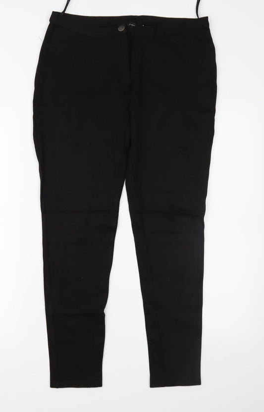 Dorothy Perkins Womens Black   Trousers  Size 14 L28 in