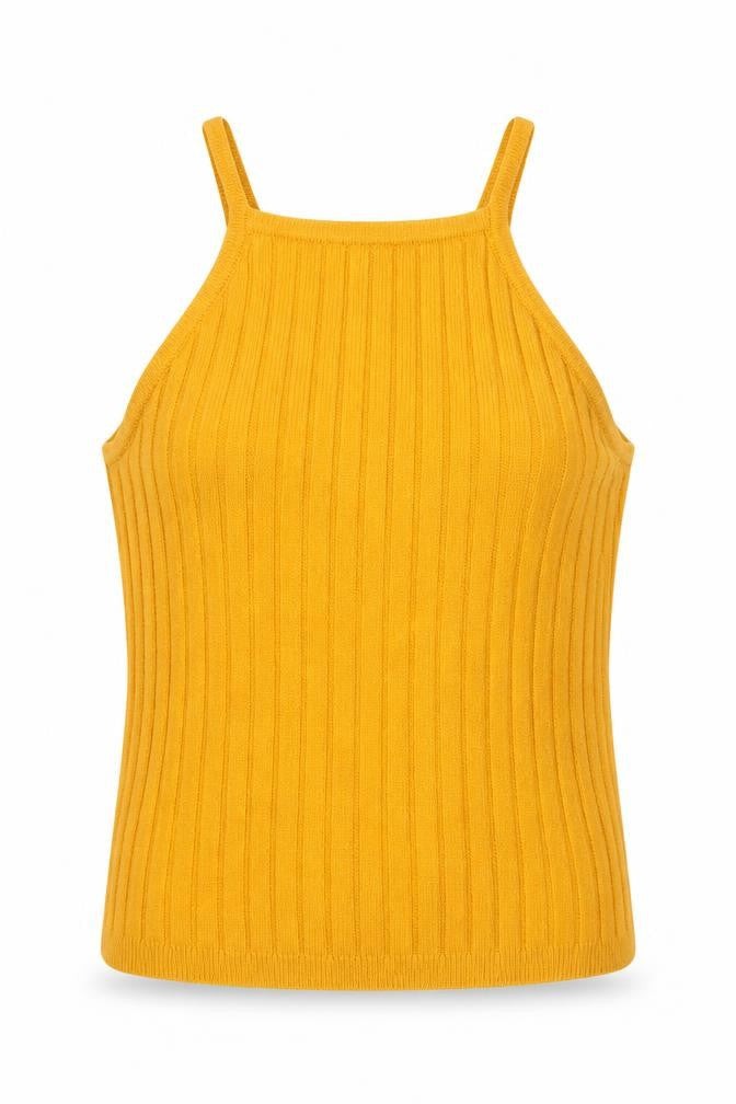 Atmosphere Womens Yellow  Knit Pullover Jumper Size 6