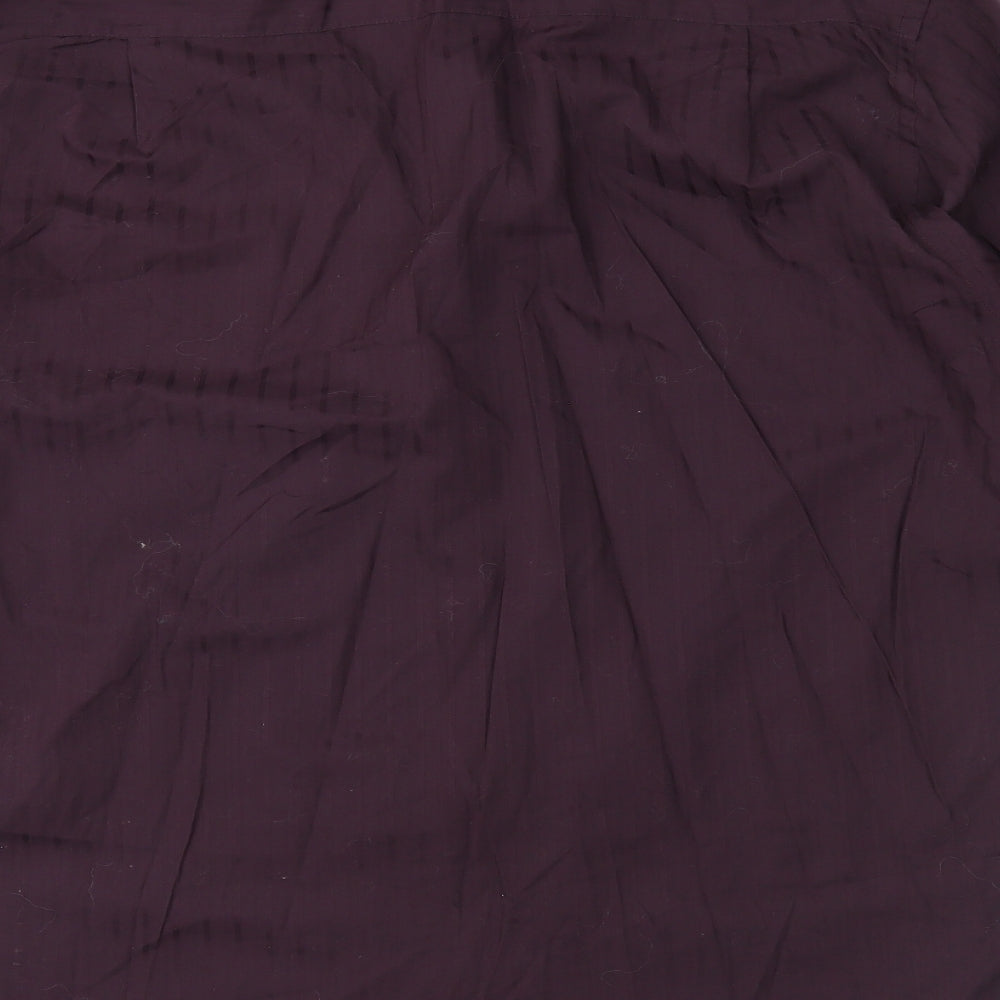 BHS Mens Purple    Button-Up Size 15.5