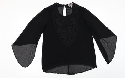 River Island  Womens Black   Basic Blouse Size 8