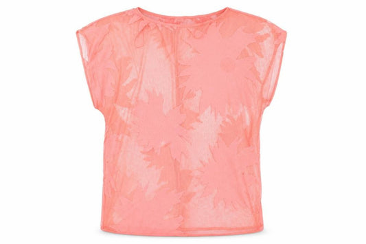 F&F  Womens Pink Floral  Basic Blouse Size S