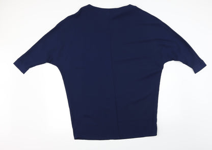 Preloved Preworn  Womens Blue   Basic Blouse Size 4 - Back