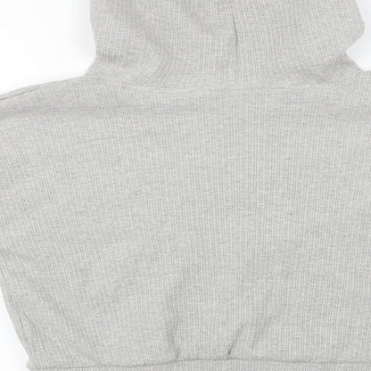 Preloved Holyfield  Girls Grey   Pullover Hoodie Size 13-14 Years - Label