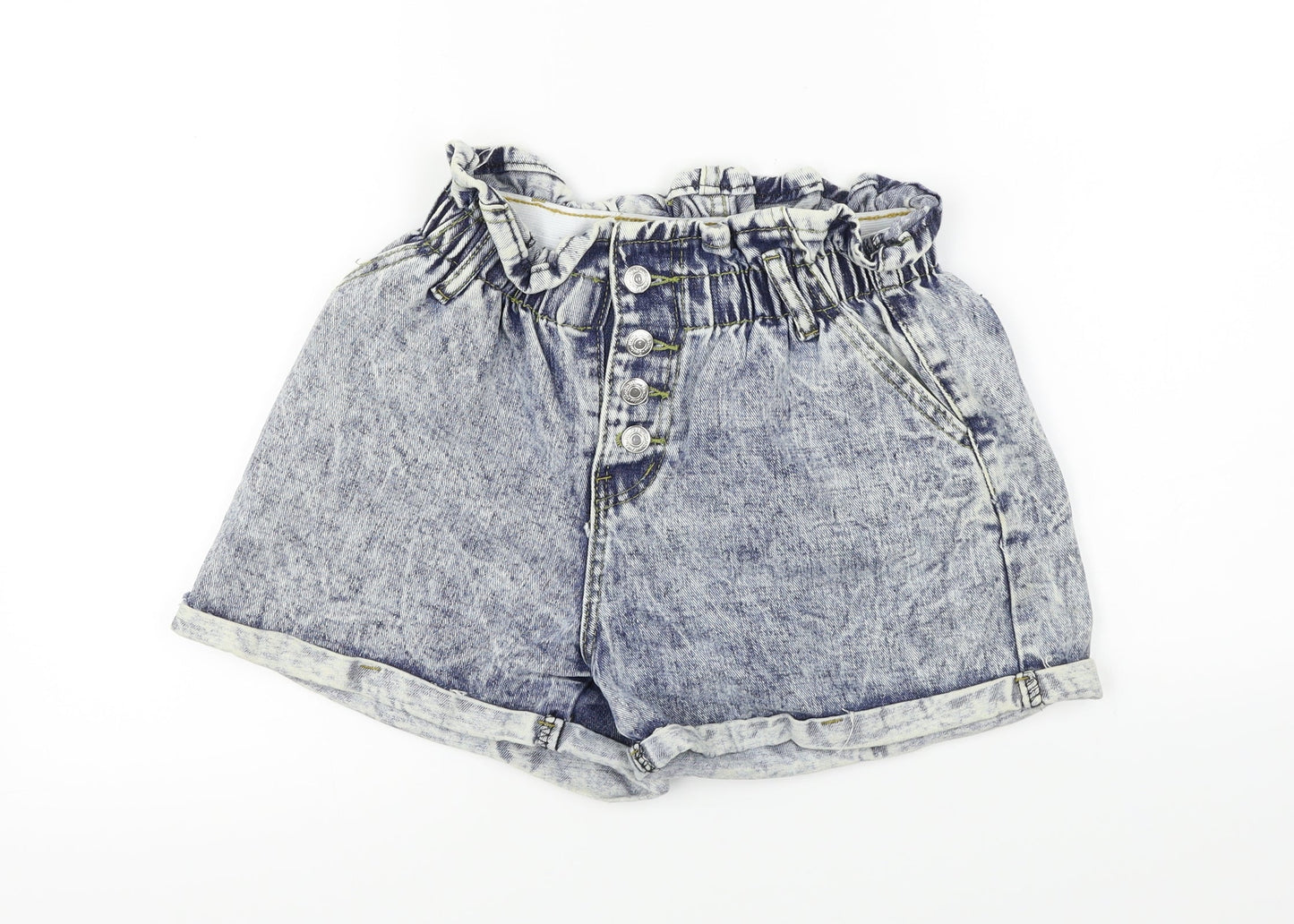 Preworn  Womens Blue   Chino Shorts Size 24 in