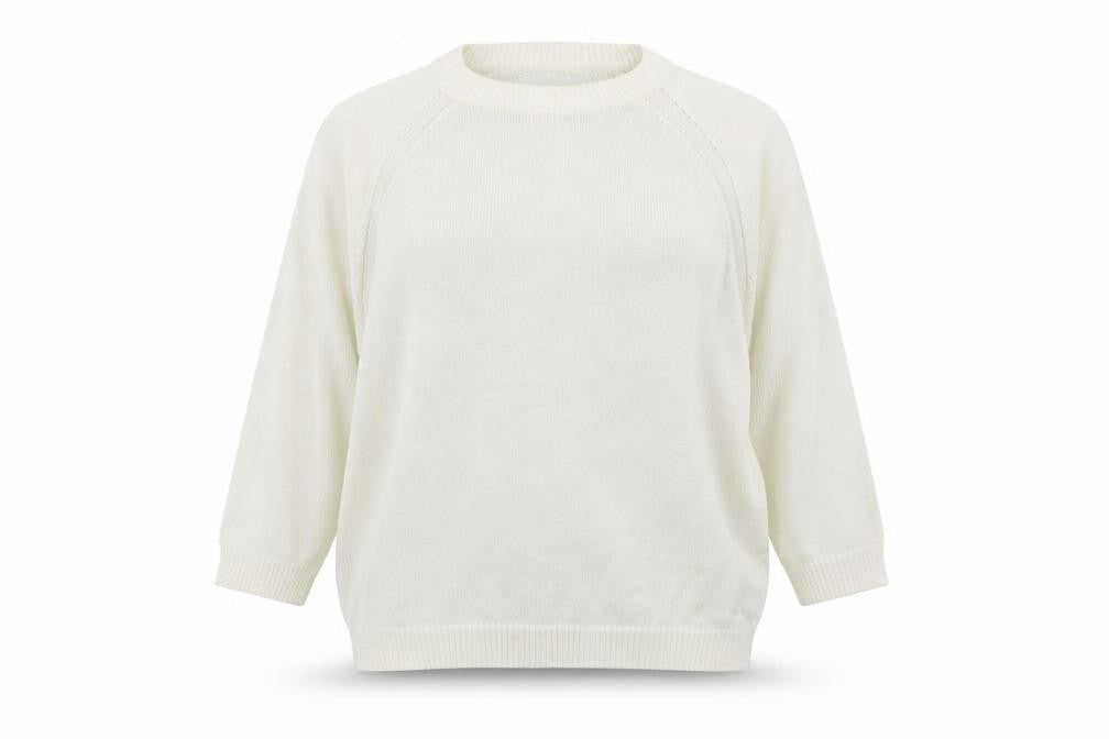 Marks & Spencer  Womens White Paisley  Pullover Jumper Size 16