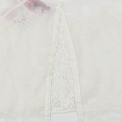 Preloved Boohoo  Womens White   Basic T-Shirt Size 10 - Label