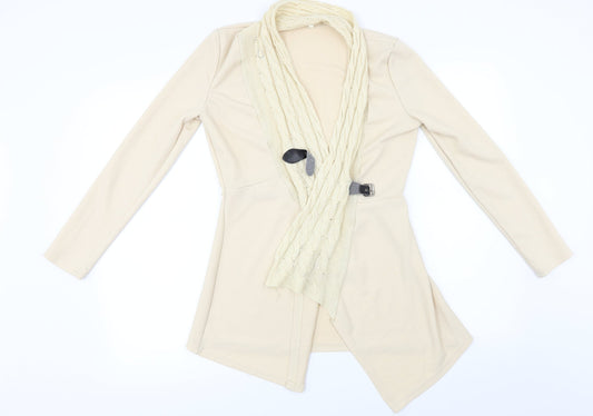 Preworn Womens Beige   Cardigan Jumper Size L