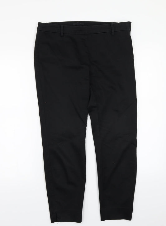 H&M Womens Black   Trousers  Size 10 L24 in