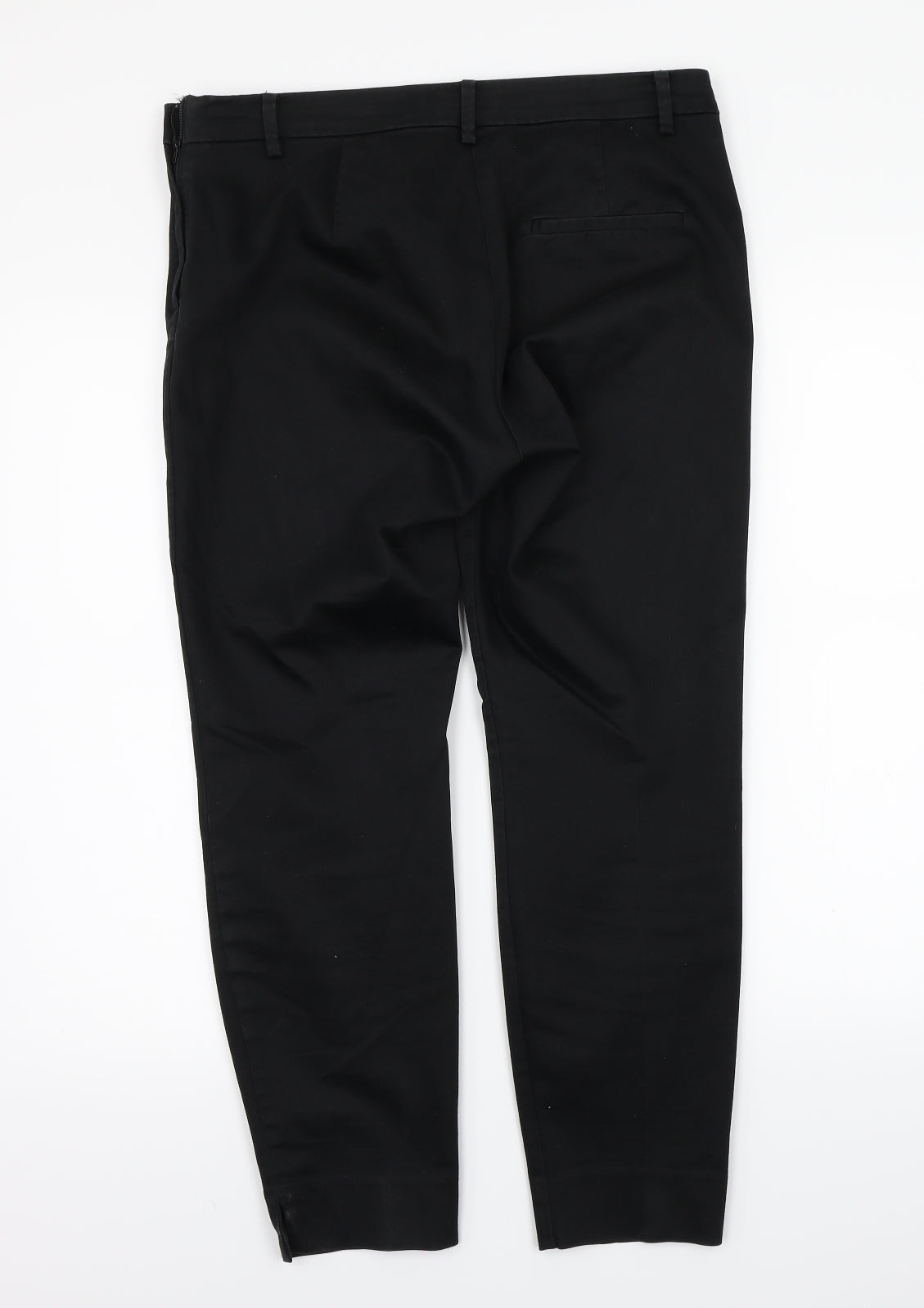 H&M Womens Black   Trousers  Size 10 L24 in