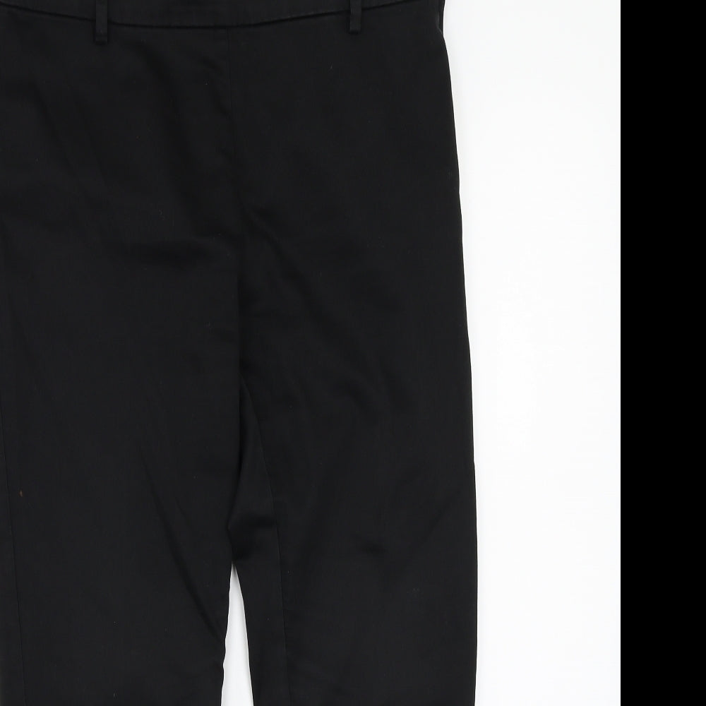 H&M Womens Black   Trousers  Size 10 L24 in