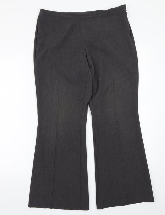 Marks and Spencer Womens Grey   Trousers  Size 12 L26 in