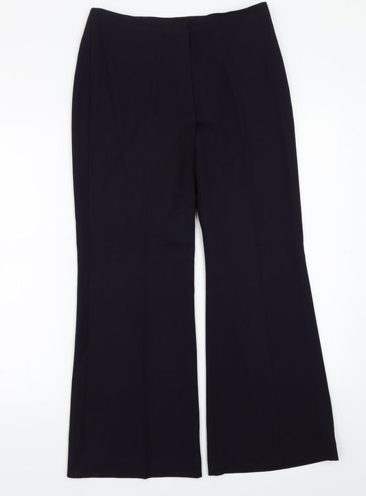 Marks and Spencer Womens Blue   Trousers  Size 12 L28 in