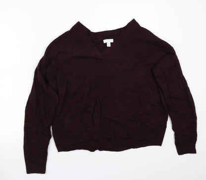 Topshop Womens Purple   Pullover Jumper Size S