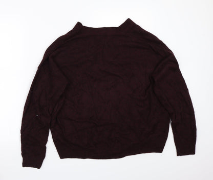 Topshop Womens Purple   Pullover Jumper Size S
