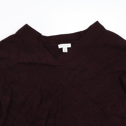 Topshop Womens Purple   Pullover Jumper Size S