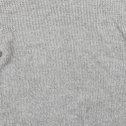Preloved Dunnes Womens Grey   Pullover Jumper Size L - Label