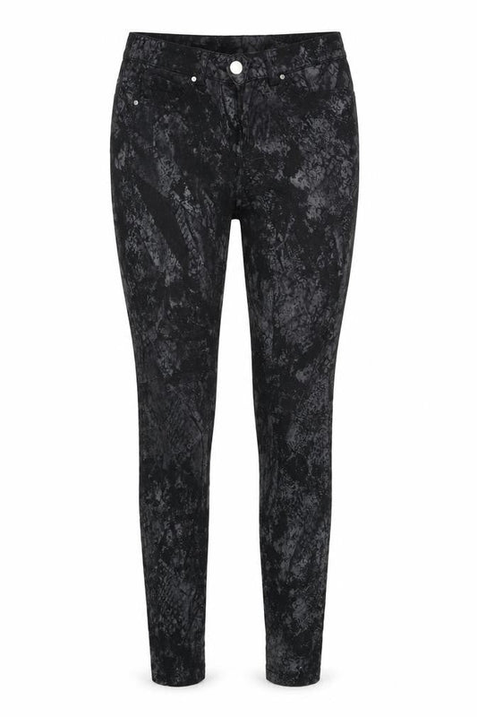 Flame Womens Black  Denim Skinny Jeans Size 6 L30 in