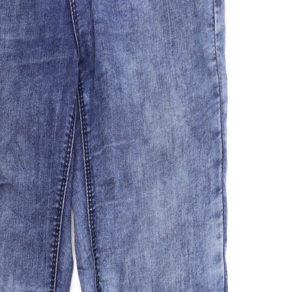 New Look Womens Blue  Denim Skinny Jeans Size 8 L30 in