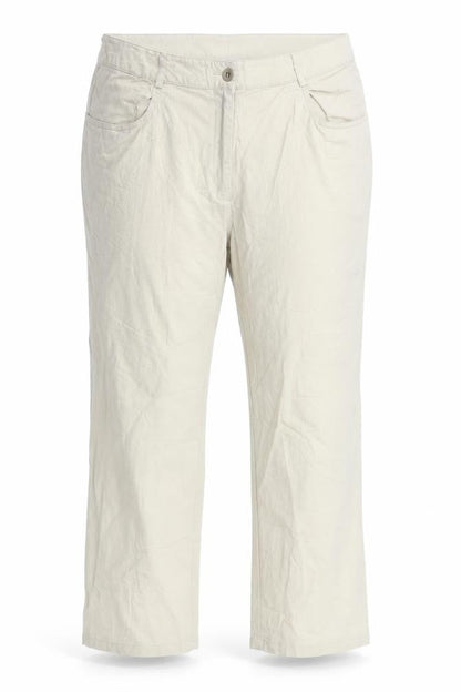 CAROLINE VANITY Womens Beige   Trousers  Size 14 L26 in