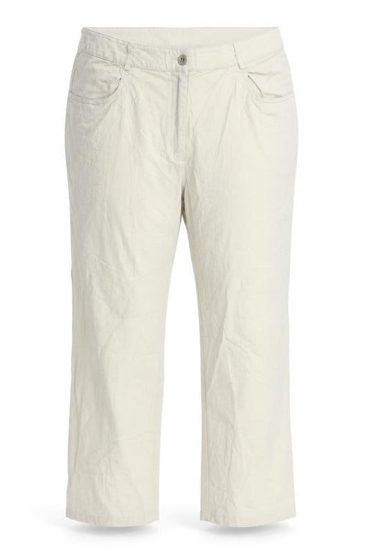 CAROLINE VANITY Womens Beige   Trousers  Size 14 L26 in