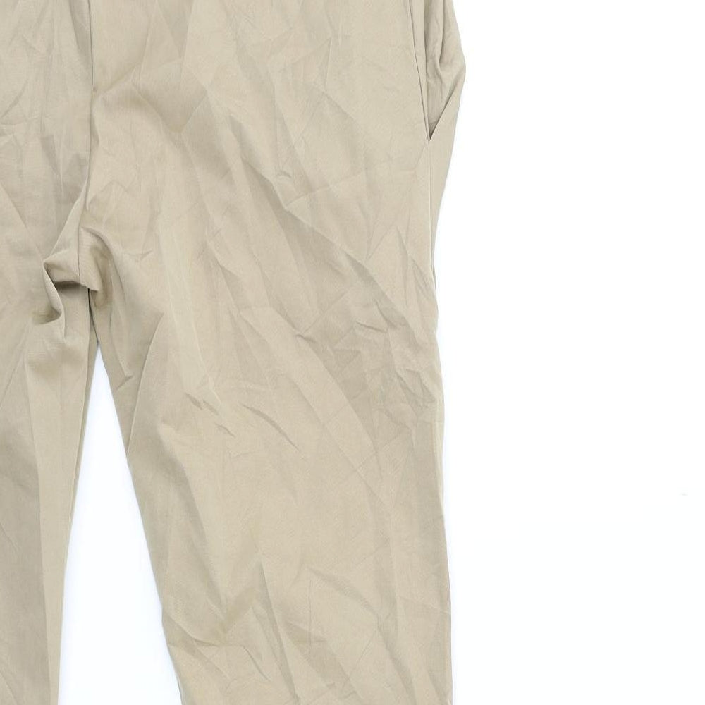 Toxik3 Womens Beige   Chino Trousers Size 30 in L29 in