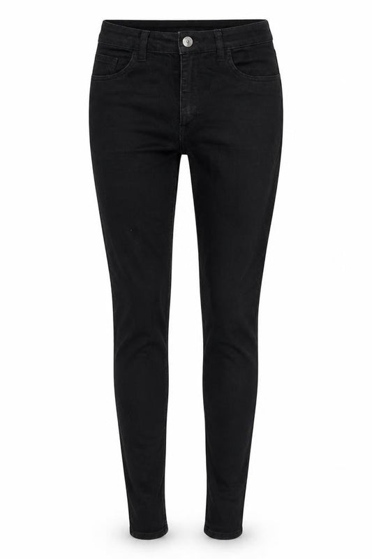 H&M Womens Black  Denim Skinny Jeans Size 12 L28 in