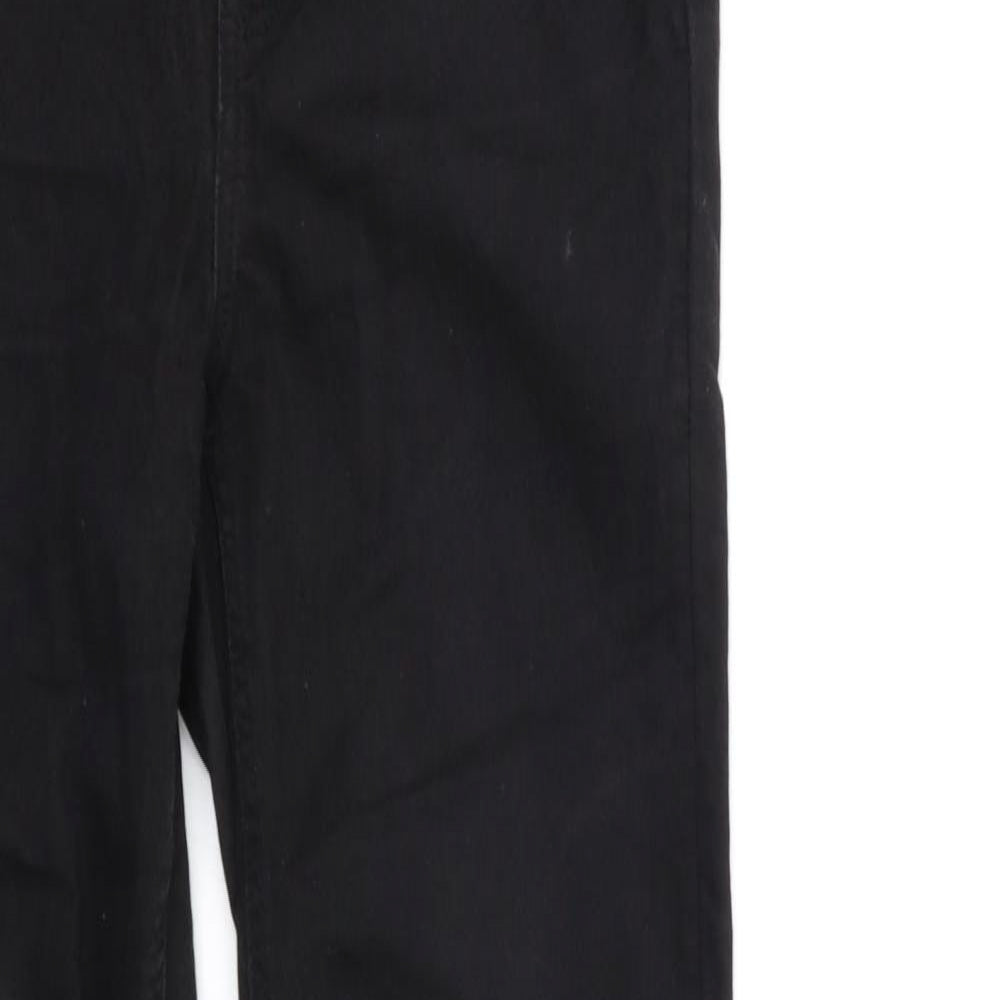H&M Womens Black  Denim Skinny Jeans Size 12 L28 in