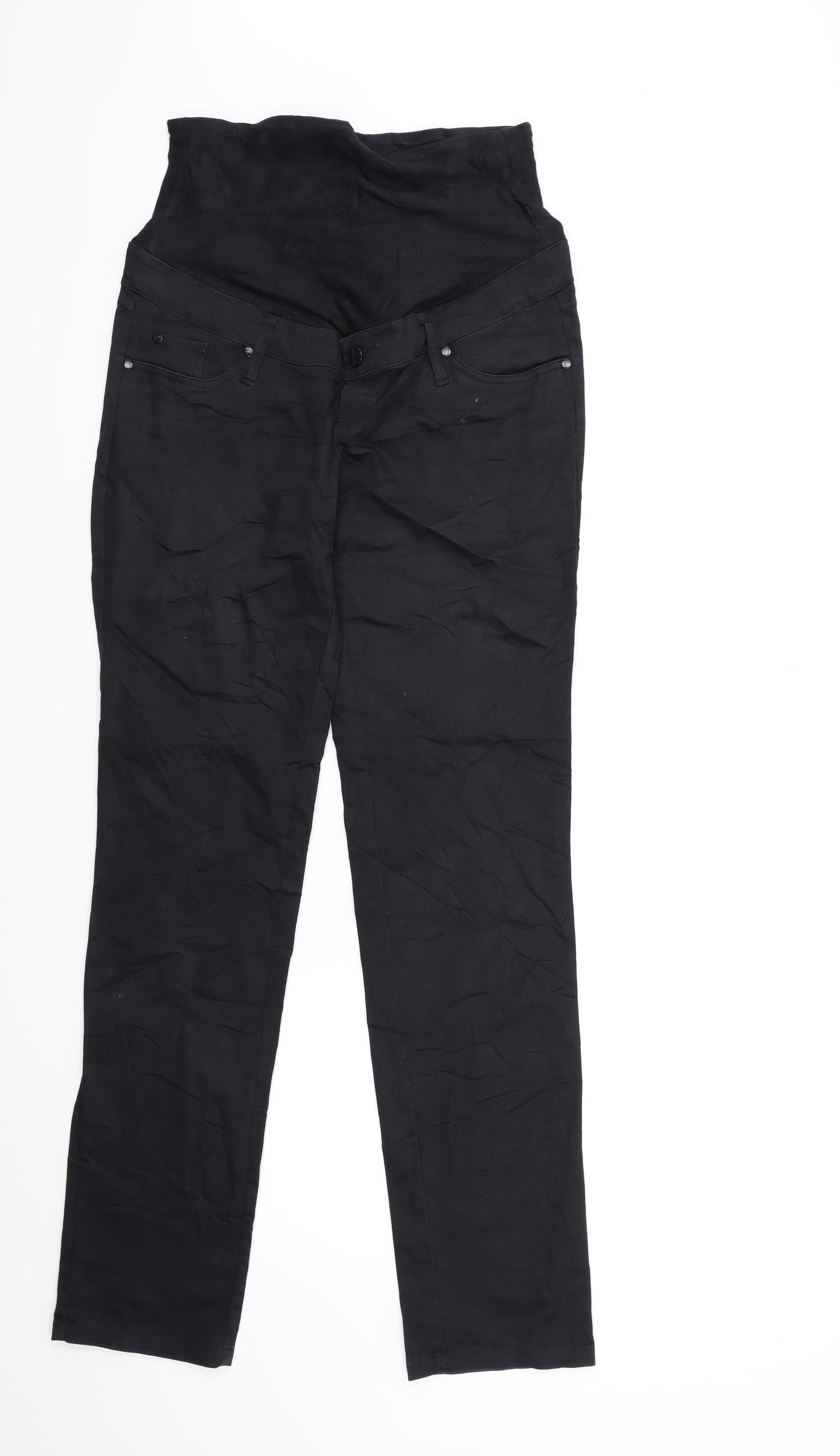 H&M Womens Black  Denim Skinny Jeans Size 10 L21 in