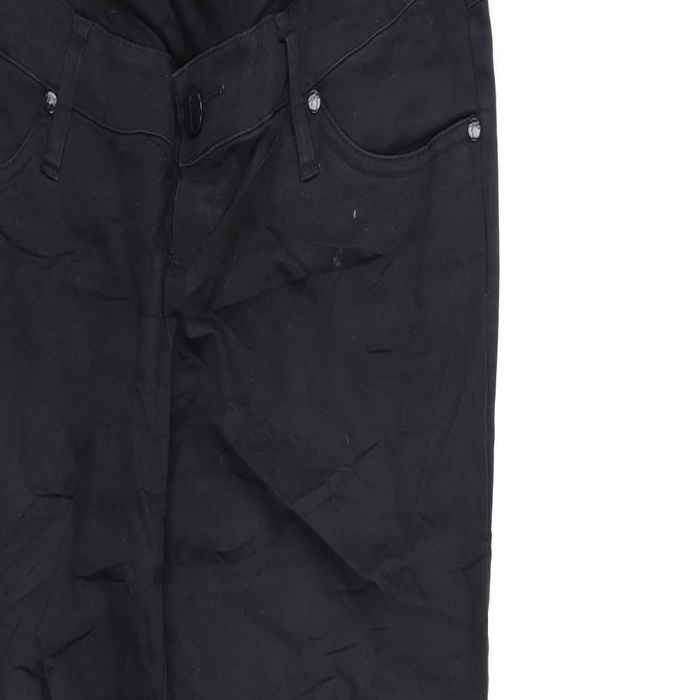H&M Womens Black  Denim Skinny Jeans Size 10 L21 in