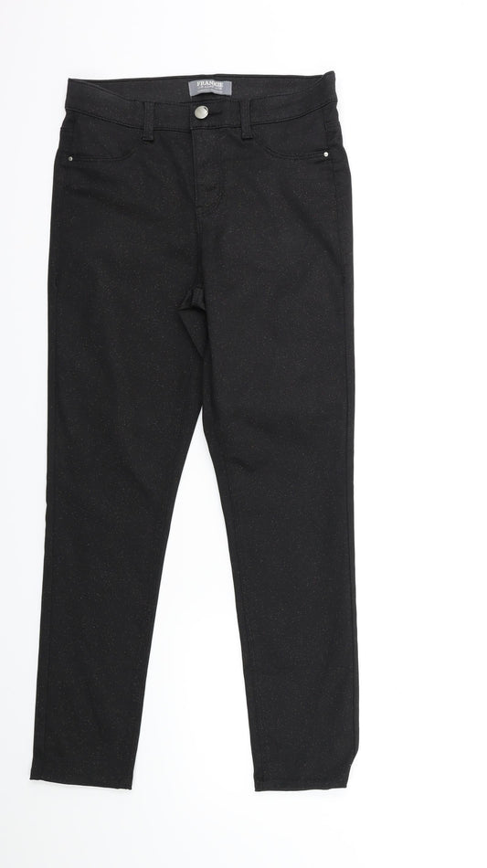 Dorothy Perkins Womens Black  Denim Skinny Jeans Size 12 L29 in