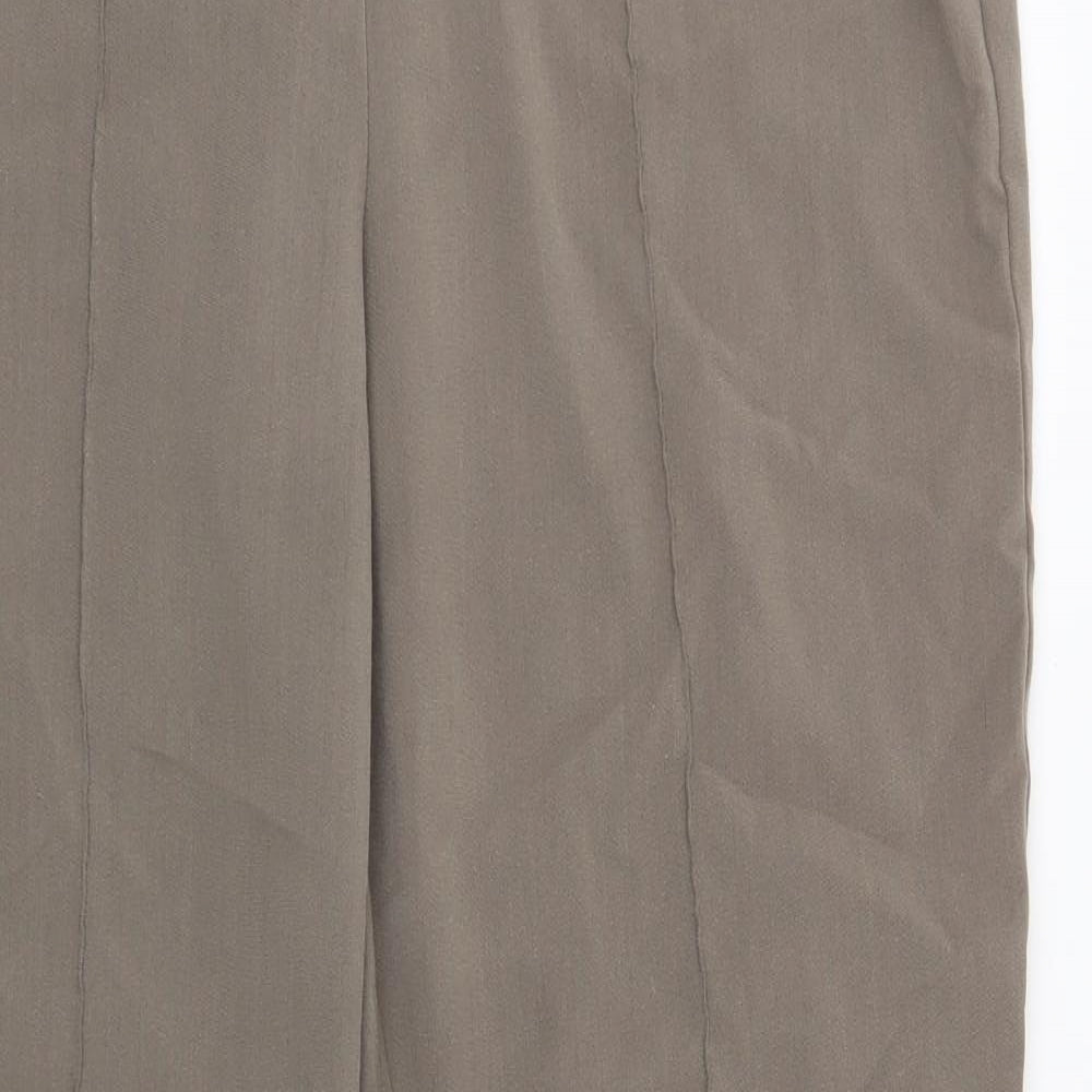 Preworn Womens Brown   Trousers  Size 14 L27 in