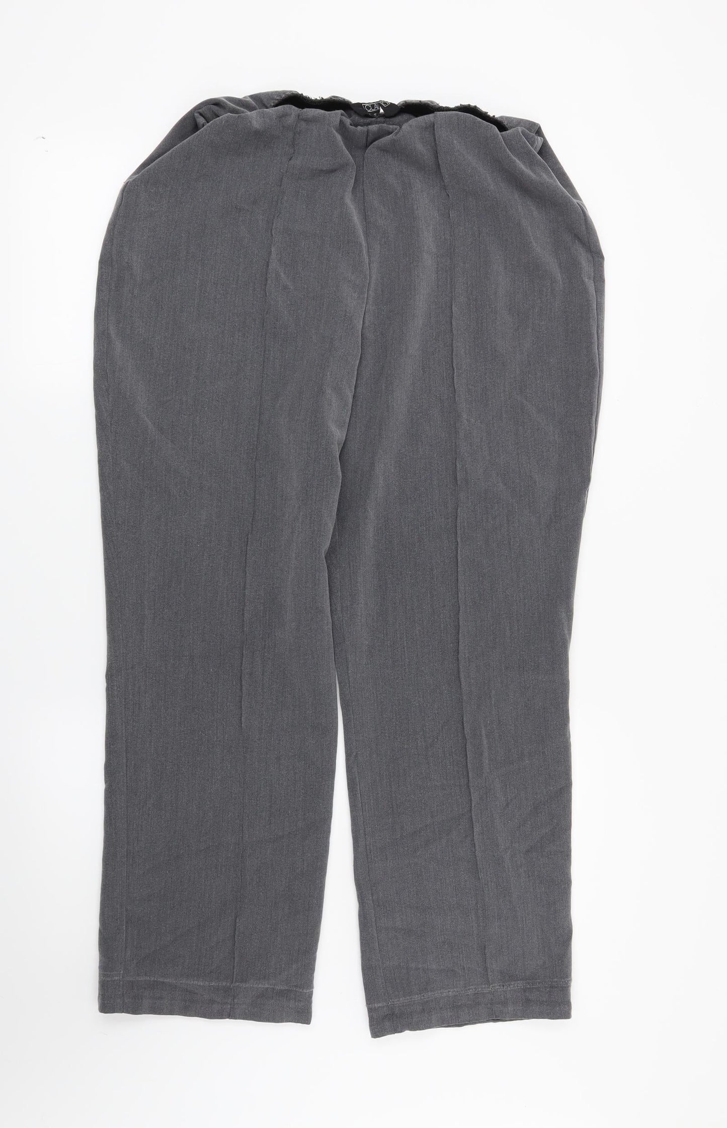 Preworn Womens Grey   Trousers  Size 14 L27 in
