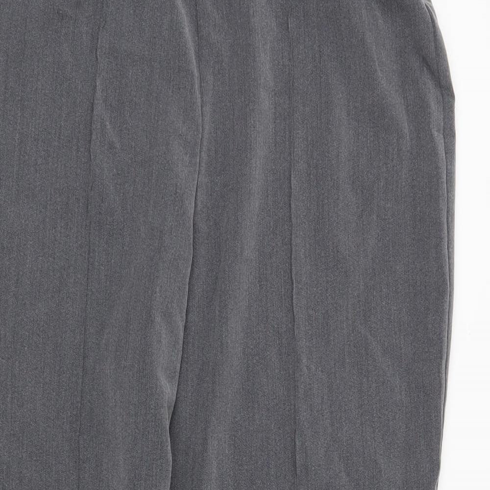 Preworn Womens Grey   Trousers  Size 14 L27 in