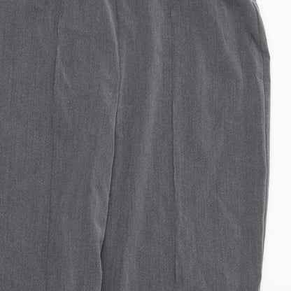 Preworn Womens Grey   Trousers  Size 14 L27 in