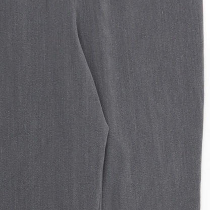 Preworn Womens Grey   Trousers  Size 14 L27 in