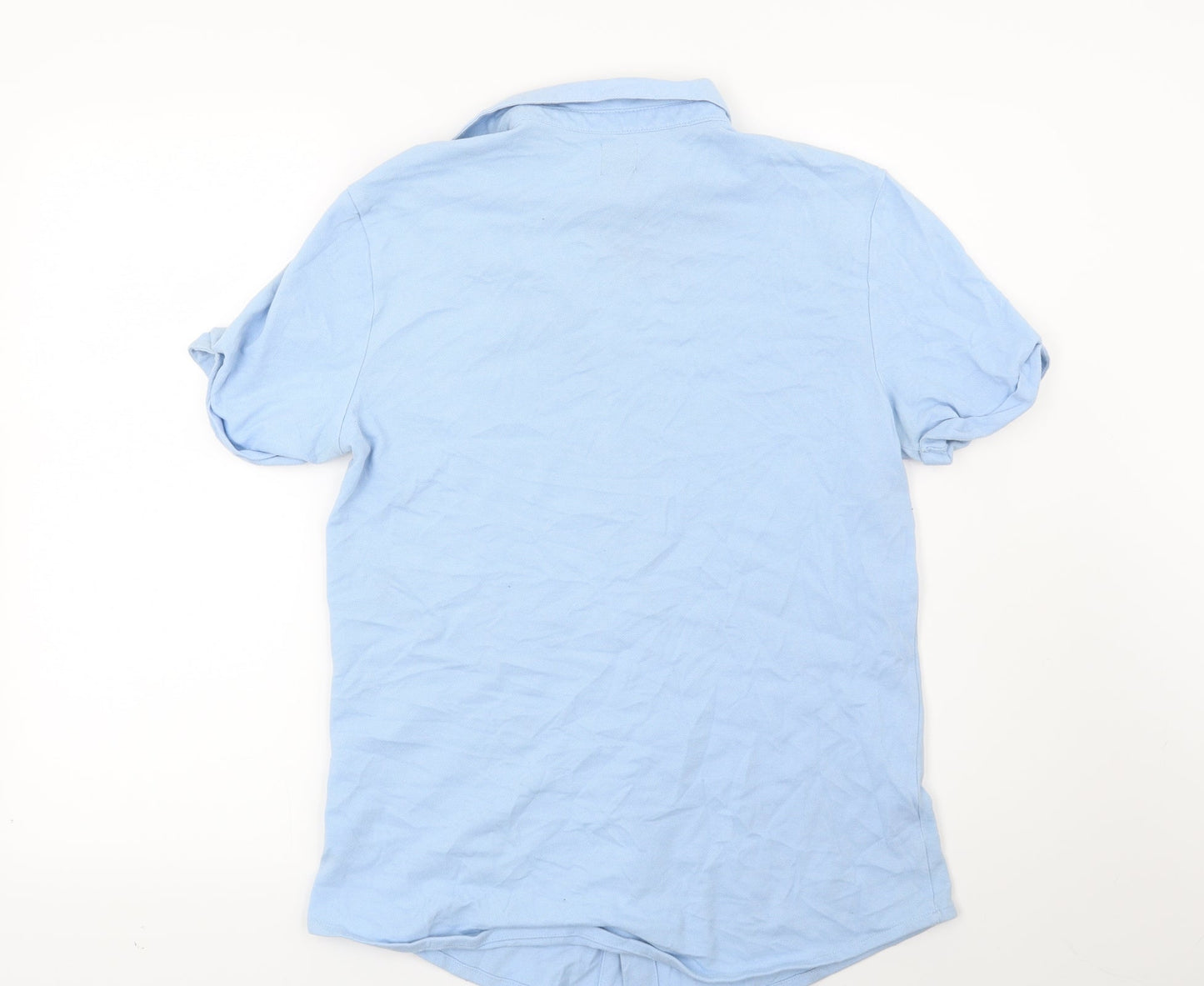 River Island Mens Blue    Button-Up Size M
