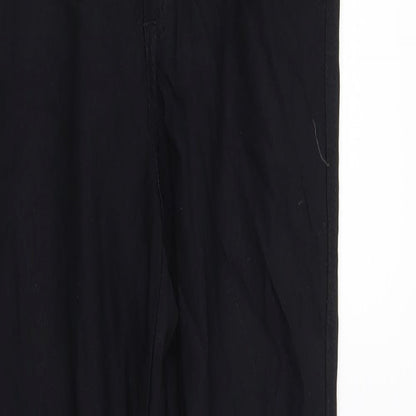 Preloved H&M Womens Black   Trousers  Size 10 L29 in - Detail