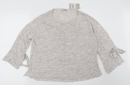 TU Womens Beige   Pullover Jumper Size 10