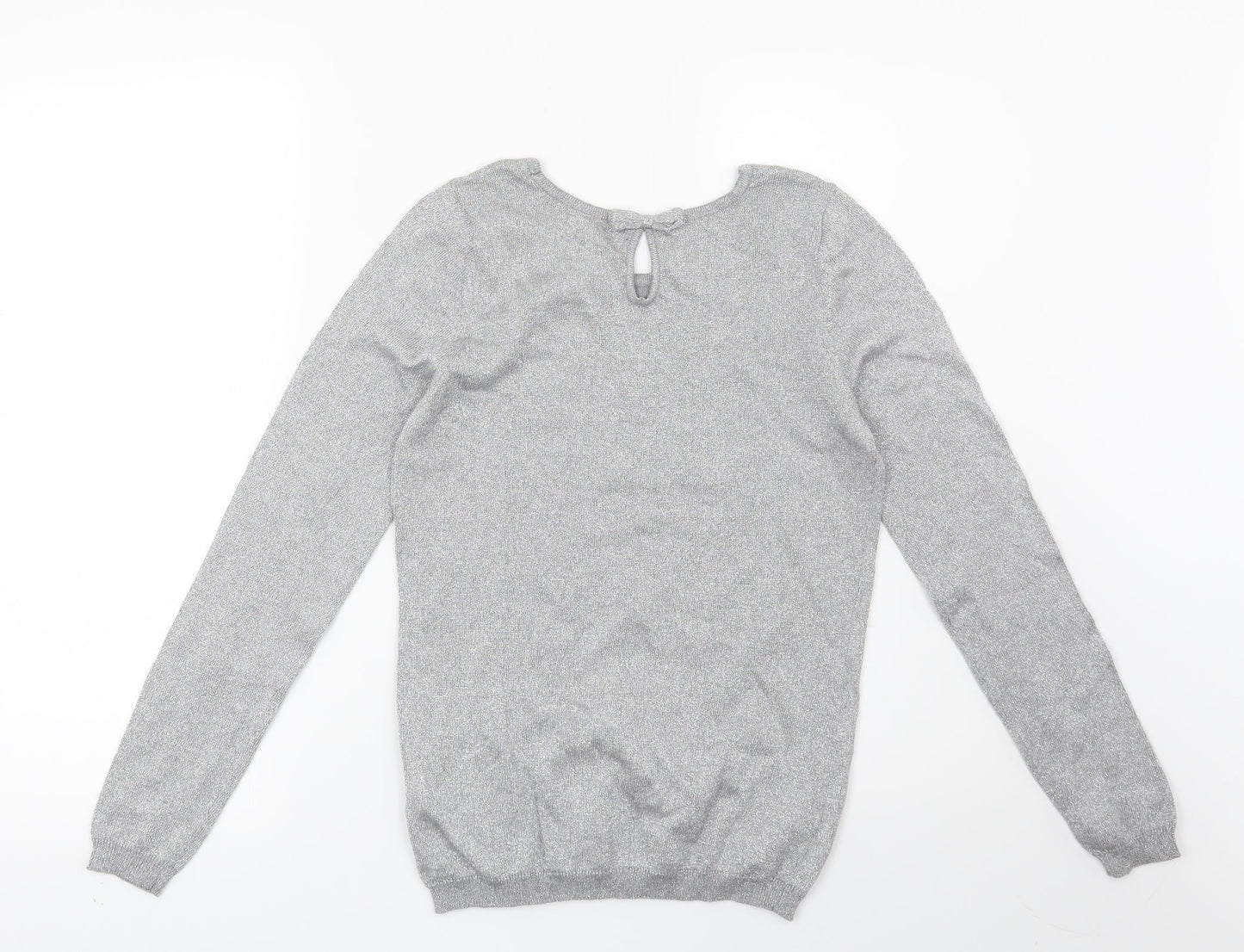 BHS Womens Silver   Pullover Jumper Size 8