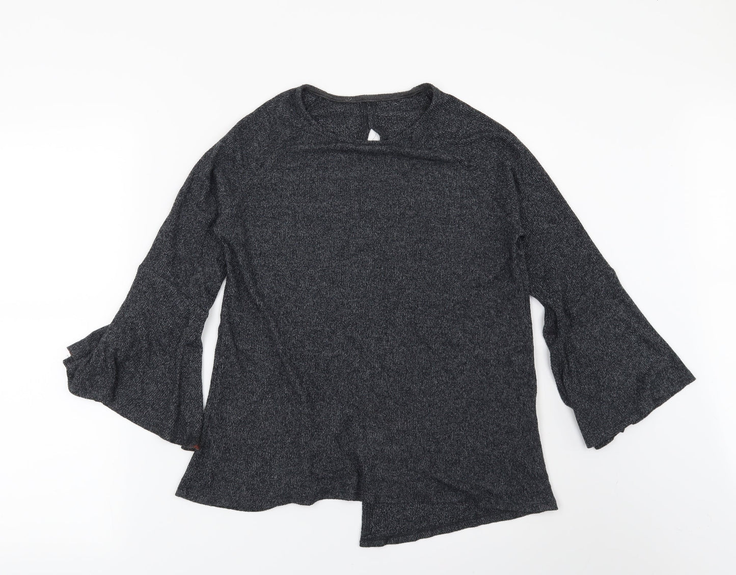 Preworn Womens Grey   Basic Blouse Size M