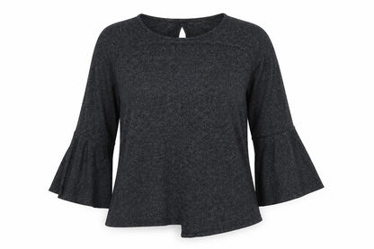 Preworn Womens Grey   Basic Blouse Size M