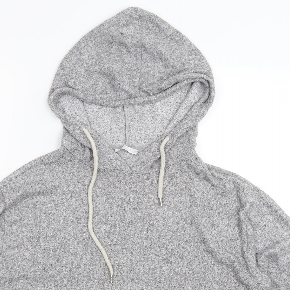Zara Womens Grey   Pullover Hoodie Size S