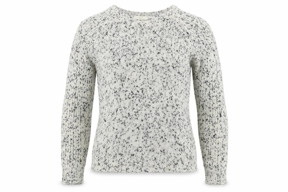 Zoe Womens White  Knit Pullover Jumper Size S
