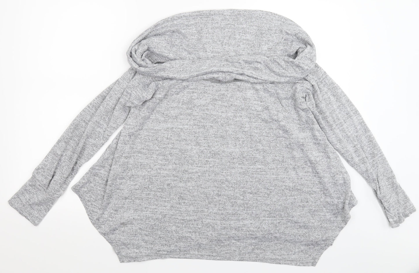 Gibson Womens Grey  Knit Pullover Jumper Size M