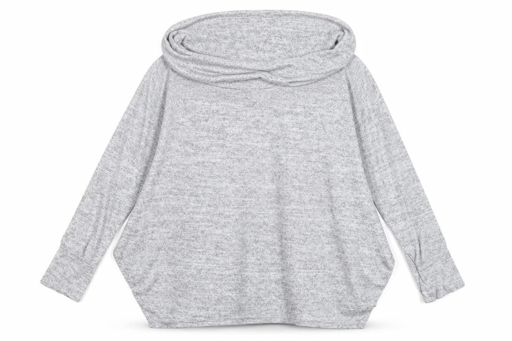Gibson Womens Grey  Knit Pullover Jumper Size M