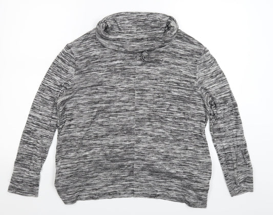 Preworn Womens Grey  Knit Pullover Jumper Size L