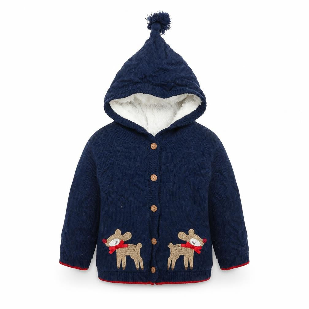 F&F Baby Blue  Knit Jacket Coatigan Size 6-9 Months